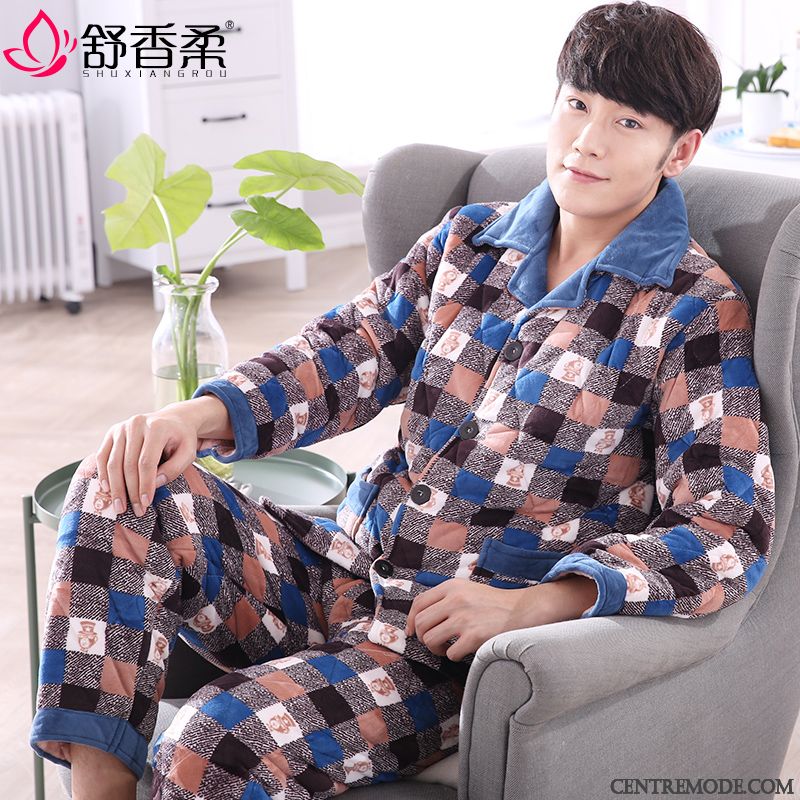 Pyjamas Long Homme Ambre Saphir, Pyjamas Sans Manche Homme Pas Cher