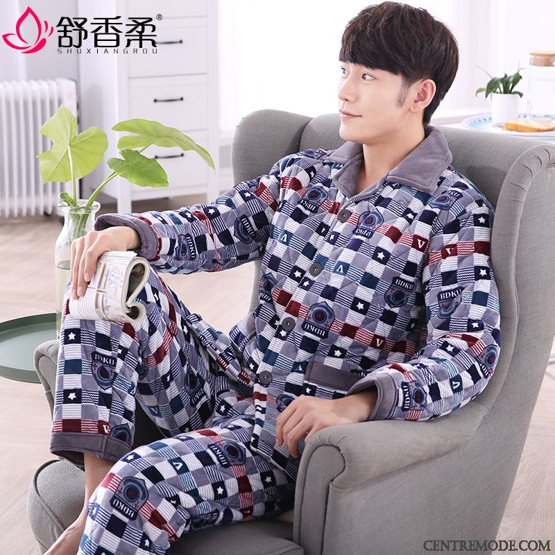 Pyjamas Long Homme Ambre Saphir, Pyjamas Sans Manche Homme Pas Cher