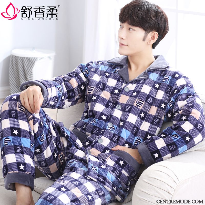 Pyjamas Long Homme Ambre Saphir, Pyjamas Sans Manche Homme Pas Cher