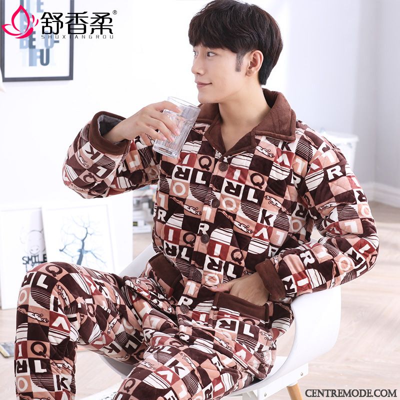 Pyjamas Long Homme Ambre Saphir, Pyjamas Sans Manche Homme Pas Cher