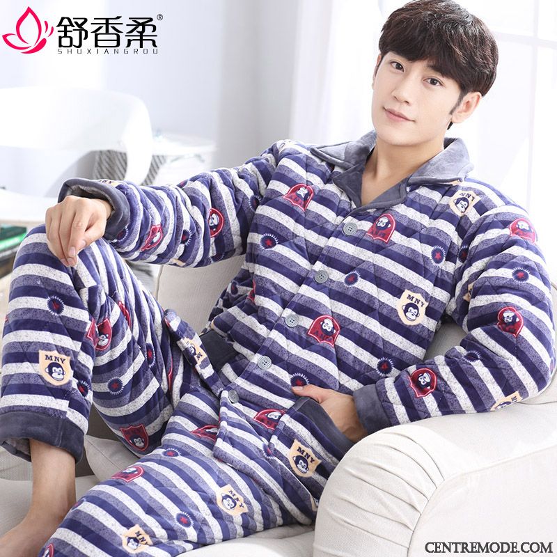 Pyjamas Long Homme Ambre Saphir, Pyjamas Sans Manche Homme Pas Cher