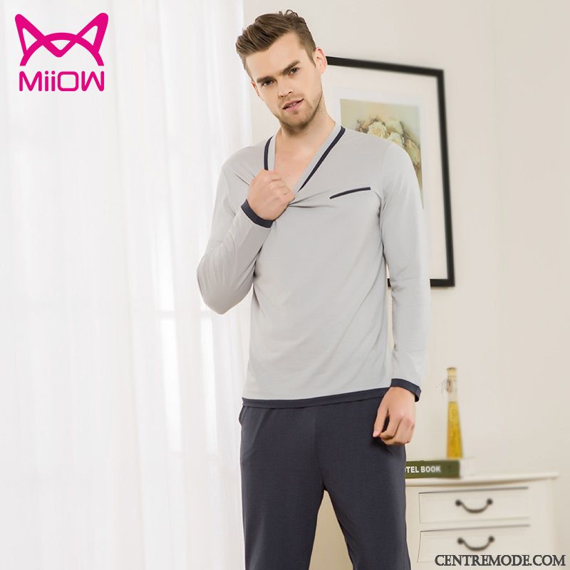 Pyjamas Sans Manche Homme Pas Cher, Pyjamas Marque Homme Pas Cher Marine Or