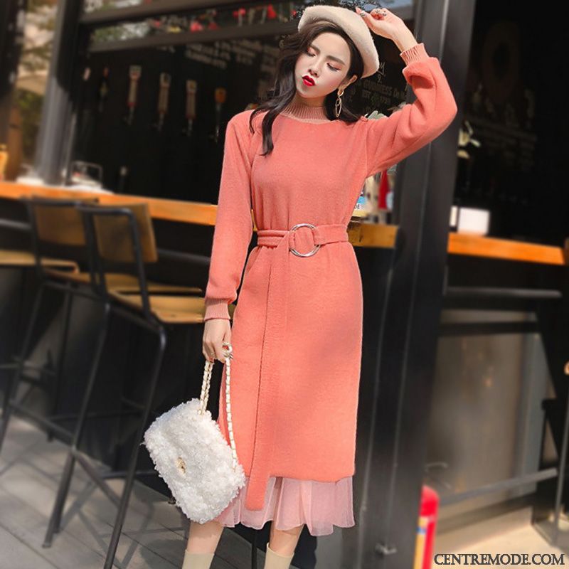 Robe Femme Été Pas Cher Jaune Vert Corail, Robe Longue Pas Cher D Été