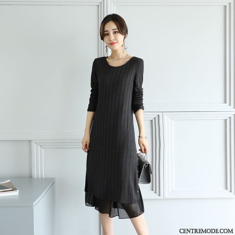 Robe Petit Prix Pas Cher, Robes Noires Chics Pas Cheres Blanc Violet