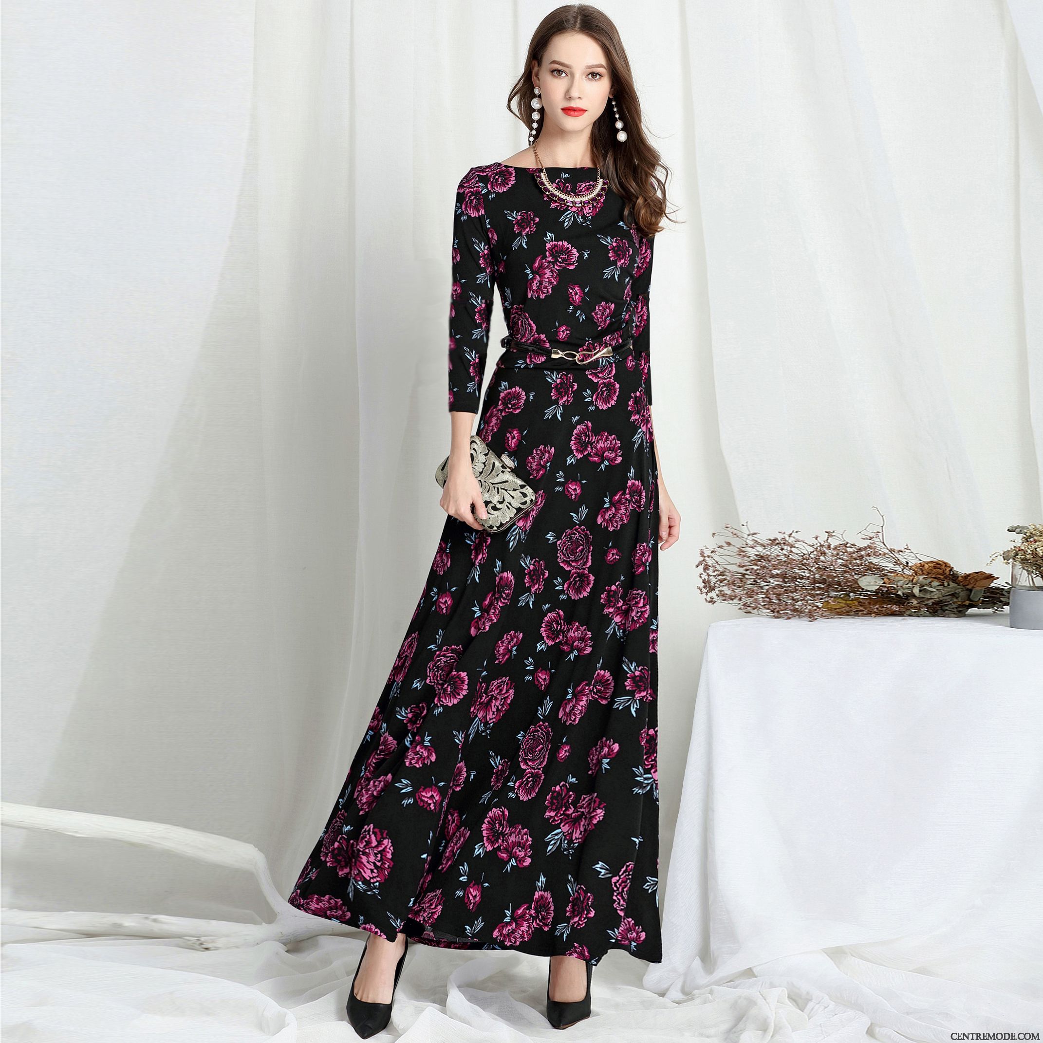 Robe Pour Cocktail Soldes, Robe Achat En Ligne Violette Antique Vin Rouge