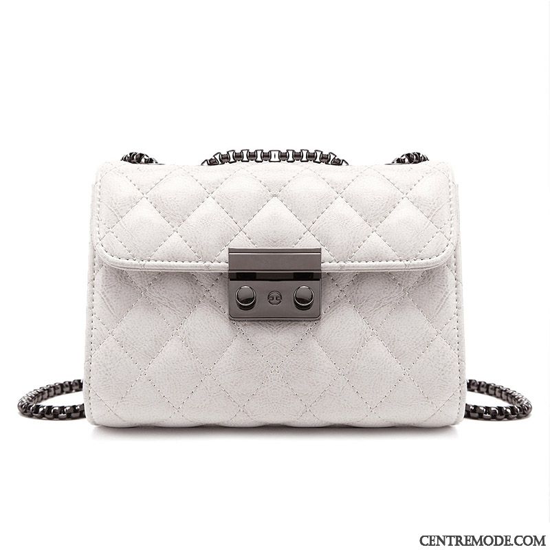 Sac À Bandoulière Femme Chaîne Nouveau Petit Le Nouveau Cuir Véritable Été Noir