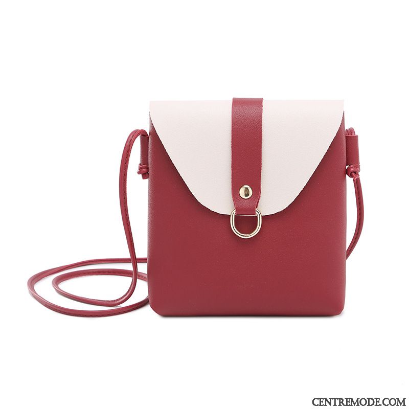 Sac À Bandoulière Femme Dames Printemps Le Nouveau Créatif Doux Été Rouge