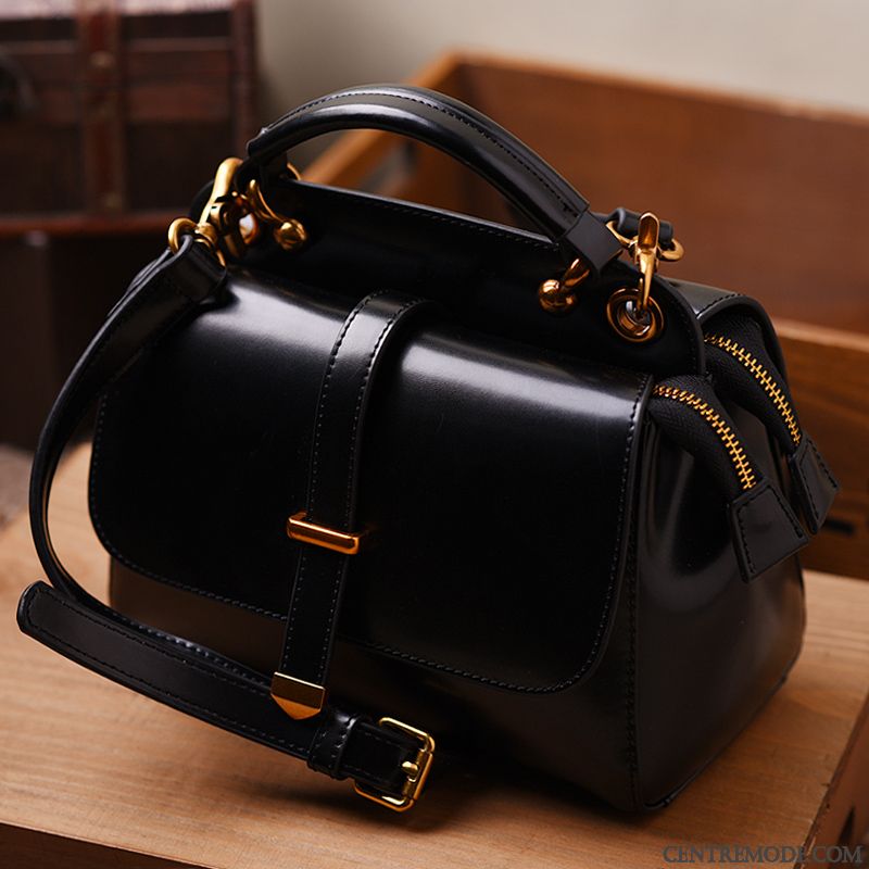 Sac À Bandoulière Femme Le Nouveau All-match Cuir De Vache Sacs À Bandoulière Sac À Main Simple Rouge