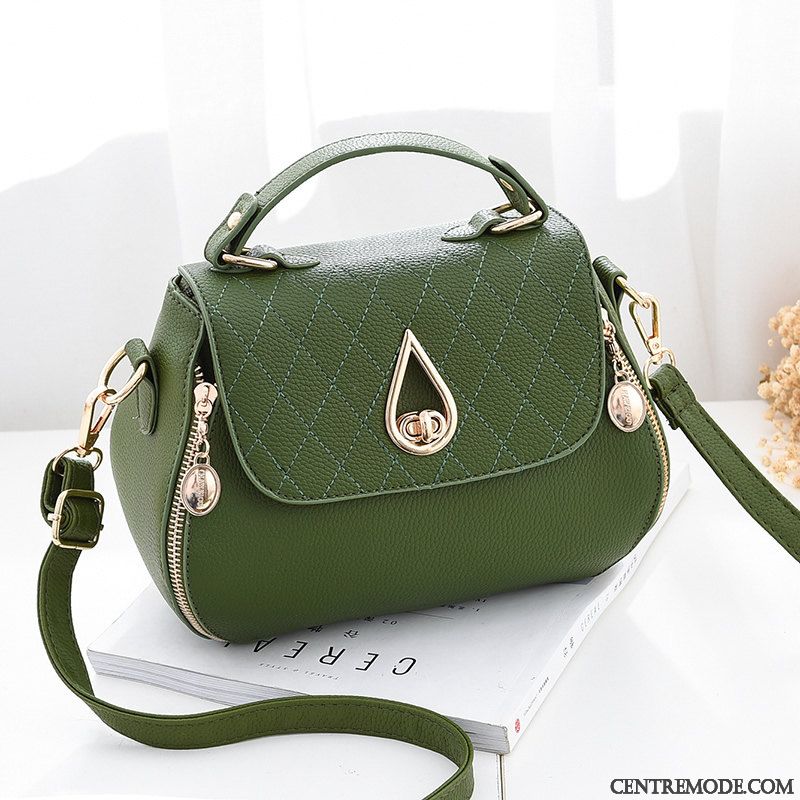 Sac À Bandoulière Femme Petit All-match Nouveau Tendance Sac À Main Mode Vert