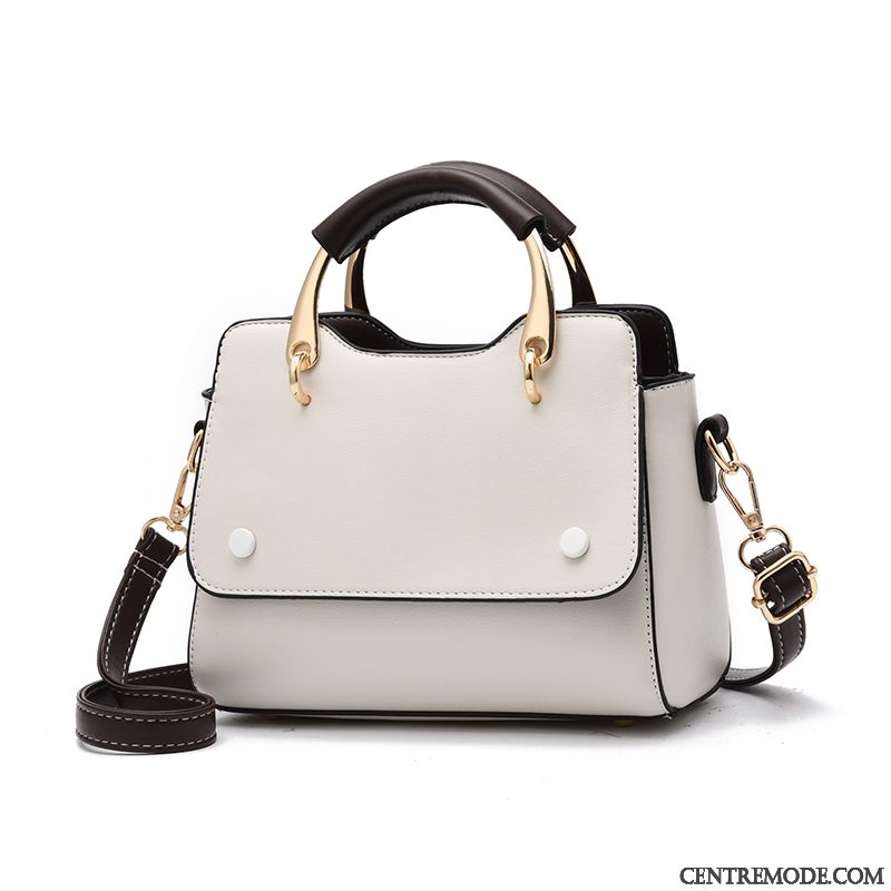 Sac À Bandoulière Femme Sac De Messager All-match Le Nouveau Petit Mode Sac À Main Blanc Rouge