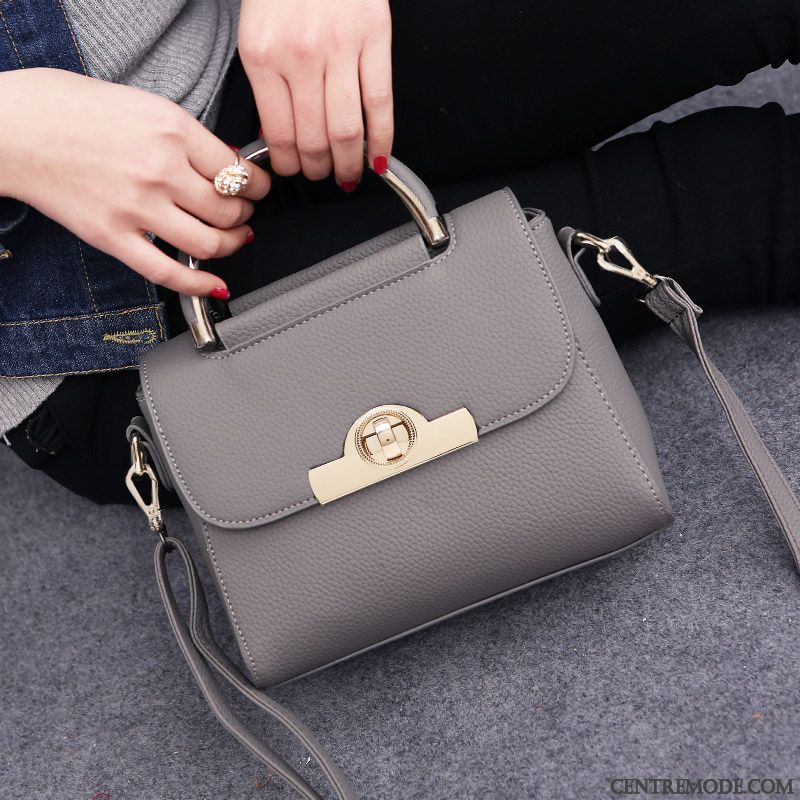 Sac À Bandoulière Femme Tendance Petit Sac De Messager Le Nouveau Simple All-match Noir