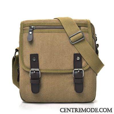 Sac À Bandoulière Homme Mode Sac De Messager Toile Sacs À Bandoulière Loisir Tendance