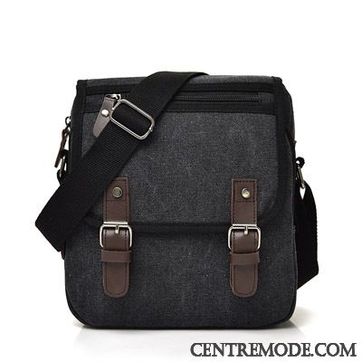 Sac À Bandoulière Homme Mode Sac De Messager Toile Sacs À Bandoulière Loisir Tendance