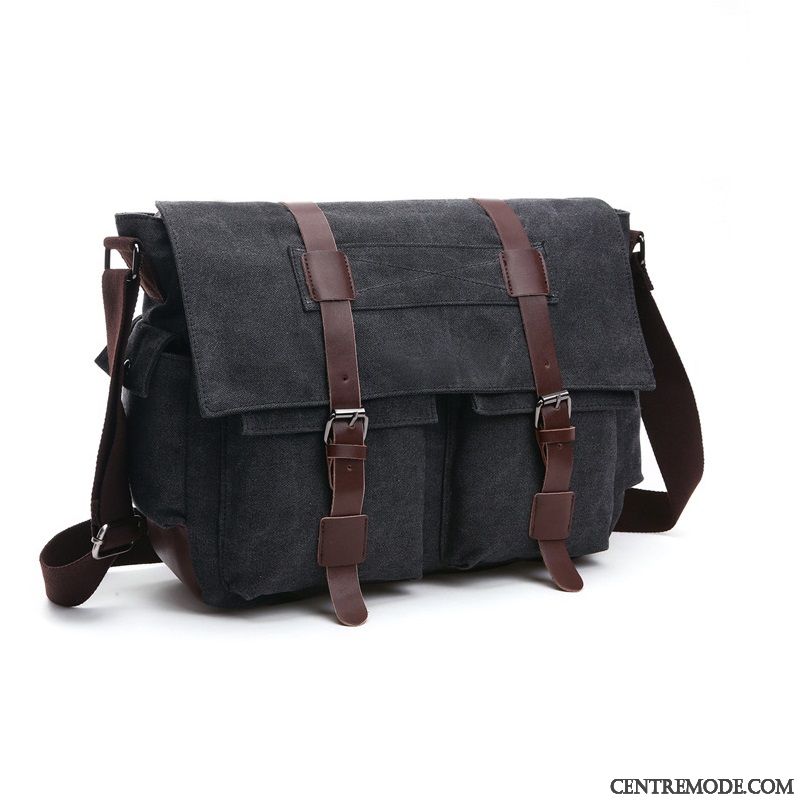 Sac À Bandoulière Homme Petit Sport Sac De Messager Outillage All-match Tendance Bleu Marin