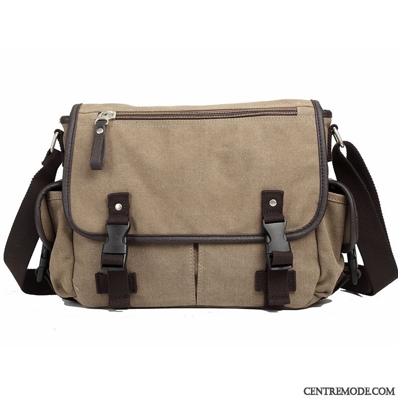 Sac À Bandoulière Homme Sac Poitrine Étudiant Tendance Sacs À Bandoulière Loisir Vent De L'université