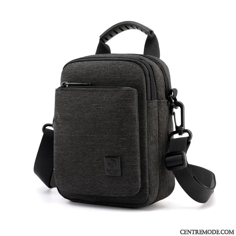 Sac À Bandoulière Homme Étanche Multifonctions Mini Téléphone Portable Été Sac De Messager Bleu Marin