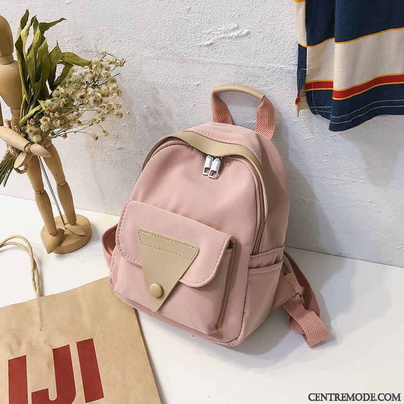 Sac À Dos Femme Été Ultra Le Nouveau All-match Étudiant Cartable Rose