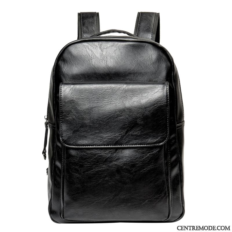 Sac À Dos Homme Le Nouveau Entreprise Tendance Étudiant Qualité Voyage Noir