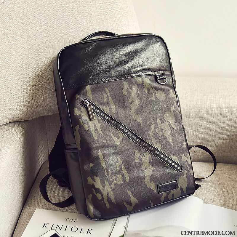 Sac À Dos Homme Loisir Cartable Qualité Britanique Voyage Tendance Gris