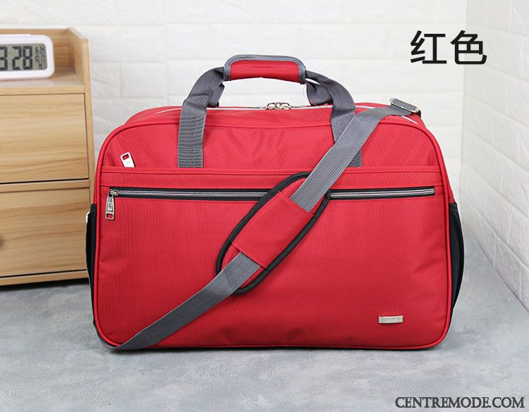 Sac À Dos Randonnée Femme Bagage Portable Tourisme Grande Capacité Homme Étanche Rouge