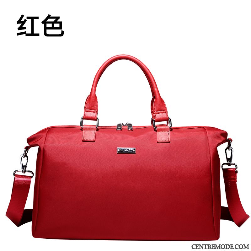 Sac À Dos Randonnée Femme Court Homme Mode Lumière Réseau Tourisme Rouge