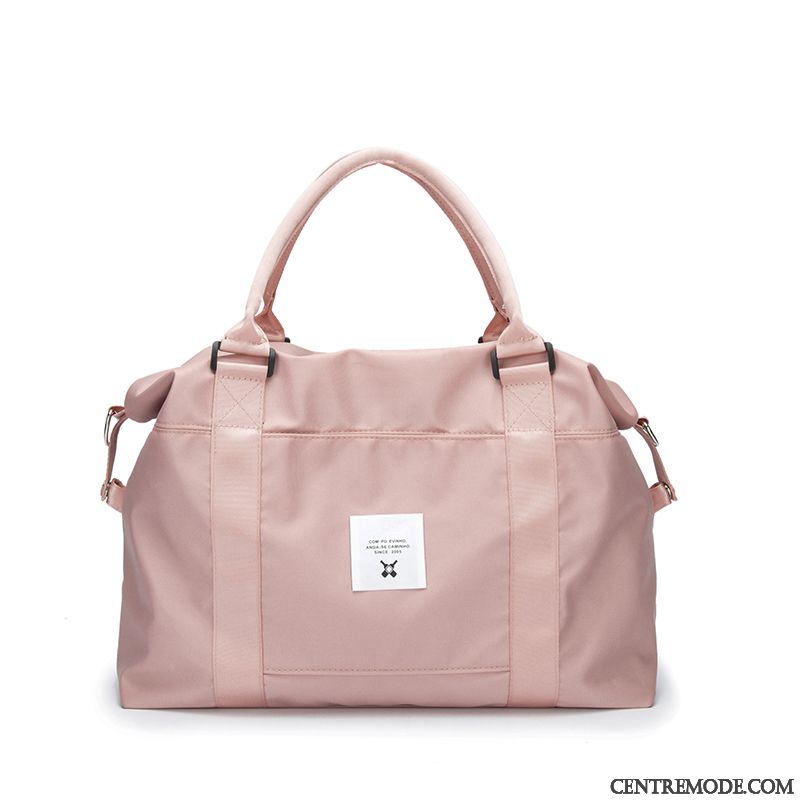 Sac À Dos Randonnée Femme Réseau Portable Voyage Tourisme Lumière Bagage Rouge Rose