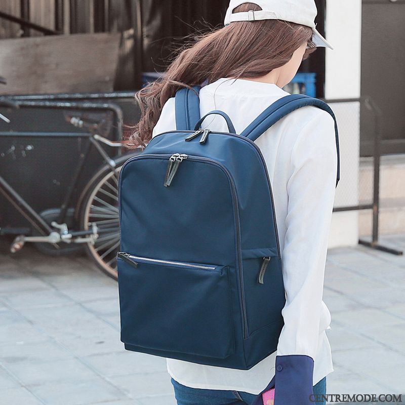Sac À Dos Randonnée Femme Voyage All-match Lumière Grande Capacité Loisir Cartable Gris Clair