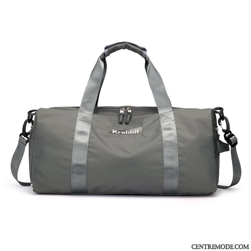 Sac À Dos Randonnée Femme Voyage Portable Entraînement Tendance Lumière Nager Gris