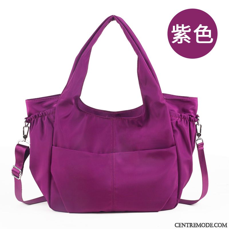 Sac À Dos Randonnée Femme Étanche Voyage Loisir Portable Nylon Mode Rouge