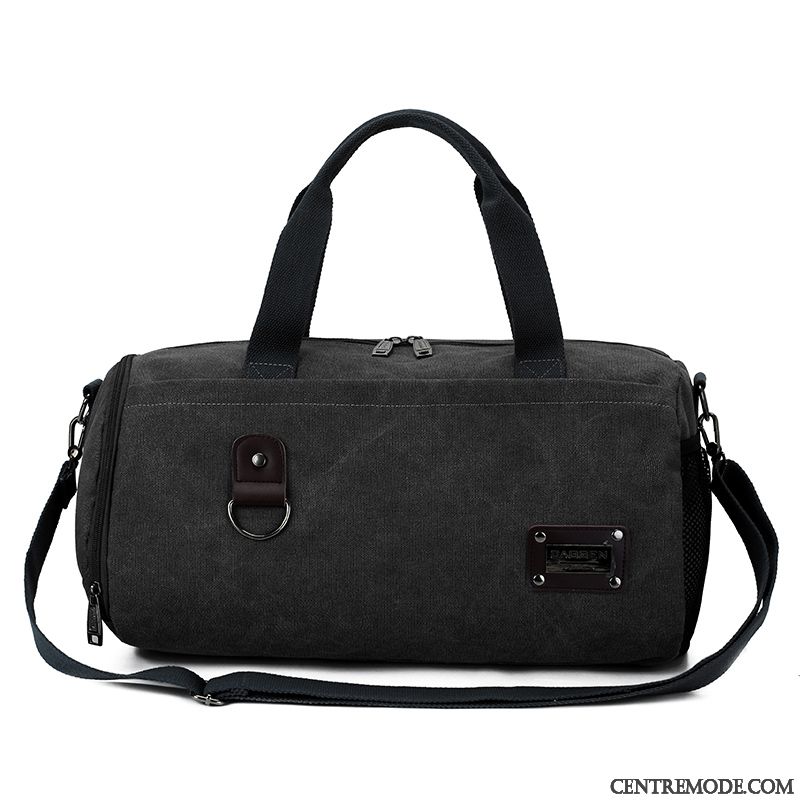 Sac À Dos Randonnée Homme Bagage Toile Loisir Portable Femme Sacs À Bandoulière Bleu