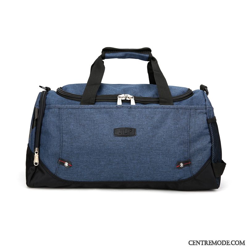 Sac À Dos Randonnée Homme Court Sport Tourisme Bagage Toile Voyage Bleu Marin