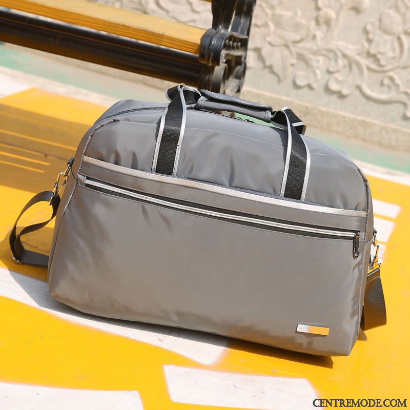 Sac À Dos Randonnée Homme Femme Court Voyage Lumière Tourisme Étanche Gris