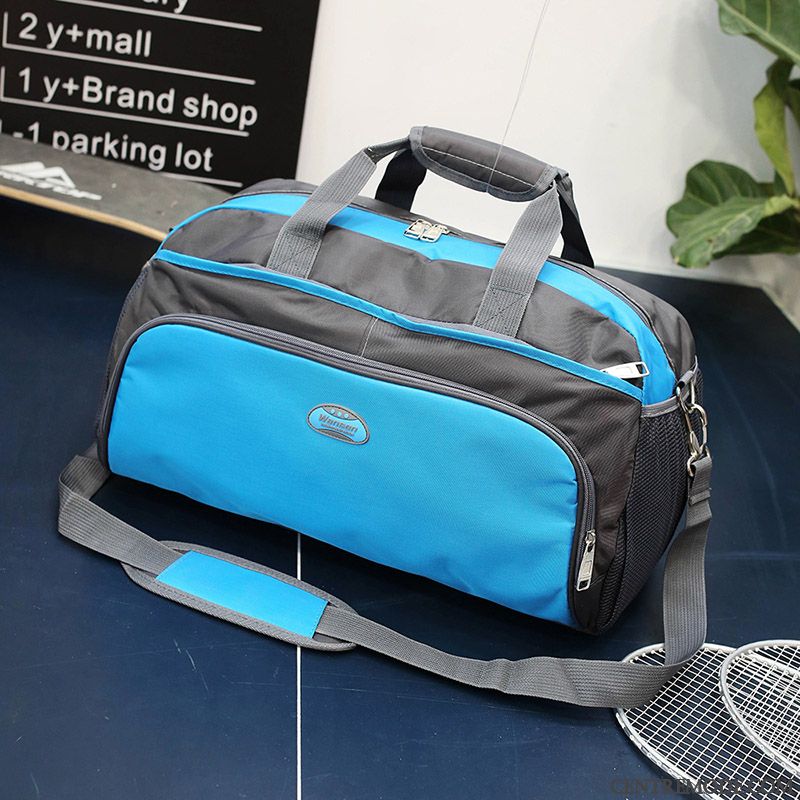 Sac À Dos Randonnée Homme Grande Capacité Sac De Sport Aptitude Voyage Étanche Portable Bleu