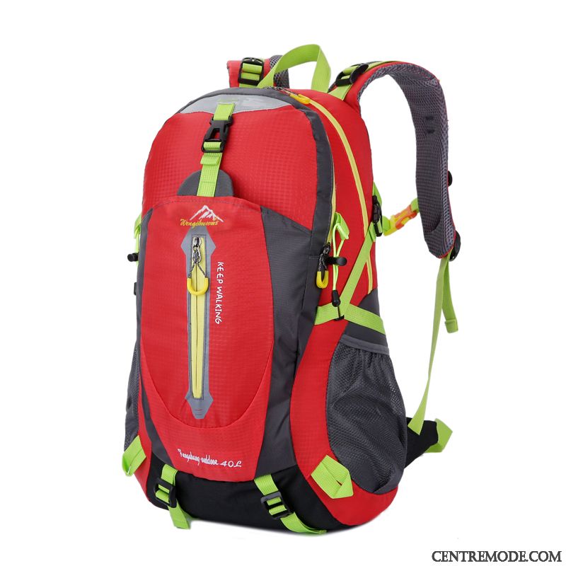 Sac À Dos Randonnée Homme Sport Sacs À Dos Loisir De Plein Air Tourisme Voyage Noir