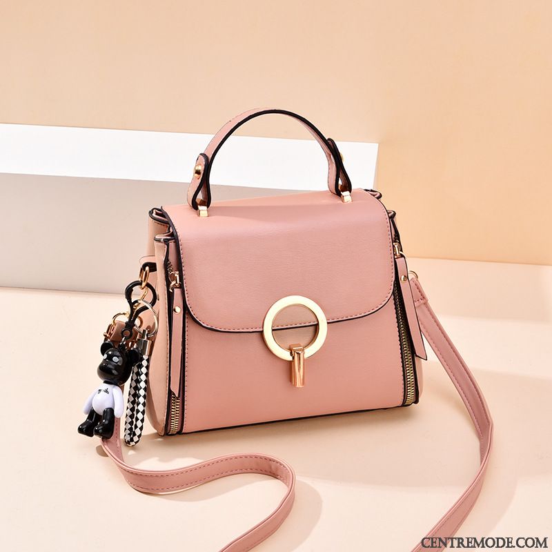 Sac À Main Femme Mode Portable Été Petit Étudiant Le Nouveau Rose