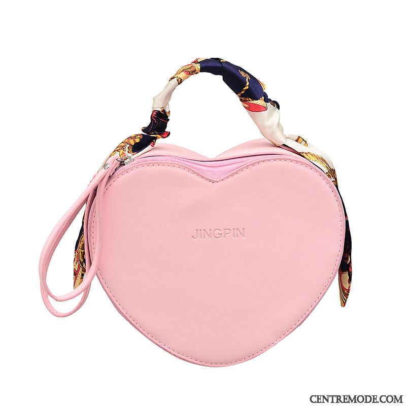 Sac À Main Femme Mode Tendance Amour Le Nouveau Été Cœur Rose