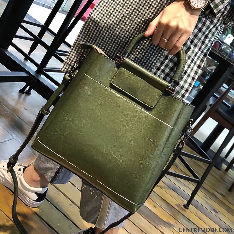 Sac À Main Femme Peau Douce Mode Cuir Véritable All-match Le Nouveau Atmosphère