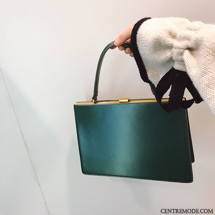 Sac À Main Femme Rétro Réseau Petit Le Nouveau Portable Simple Rouge Vert