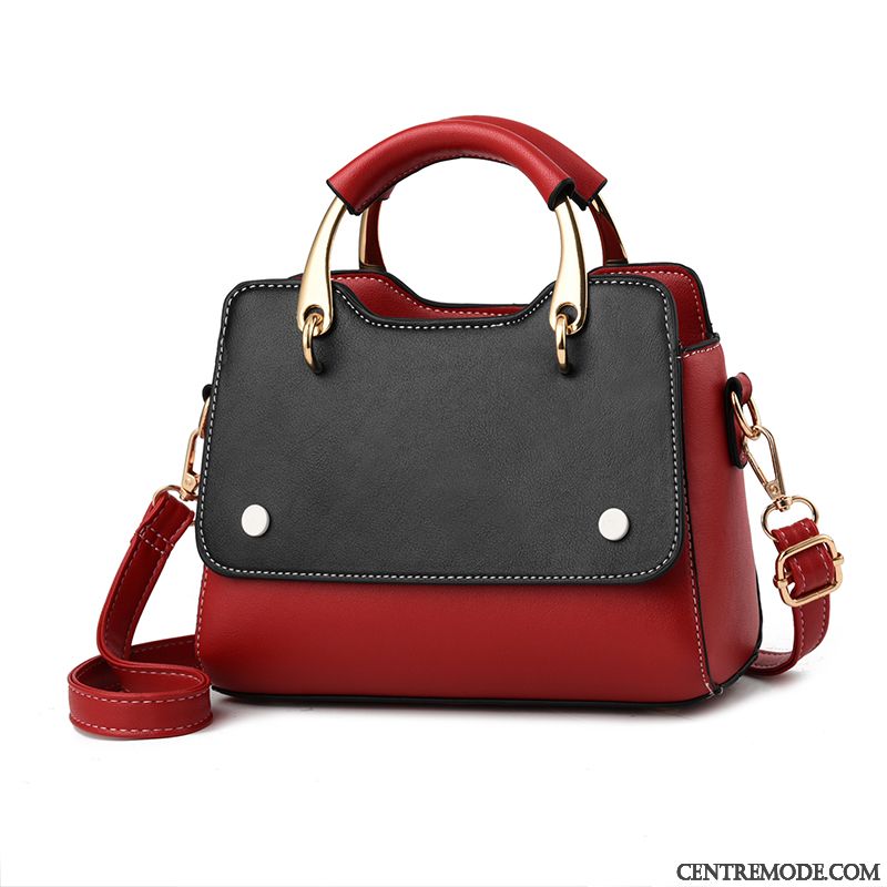 Sac À Main Femme Sac De Messager Gros Sac Le Nouveau Petit Sacs À Bandoulière Tendance Rouge