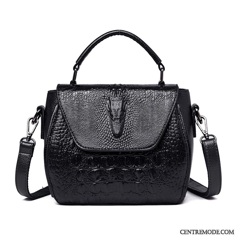 Sac À Main Femme Été Simple All-match Crocodile Modèle Mode Petit Or