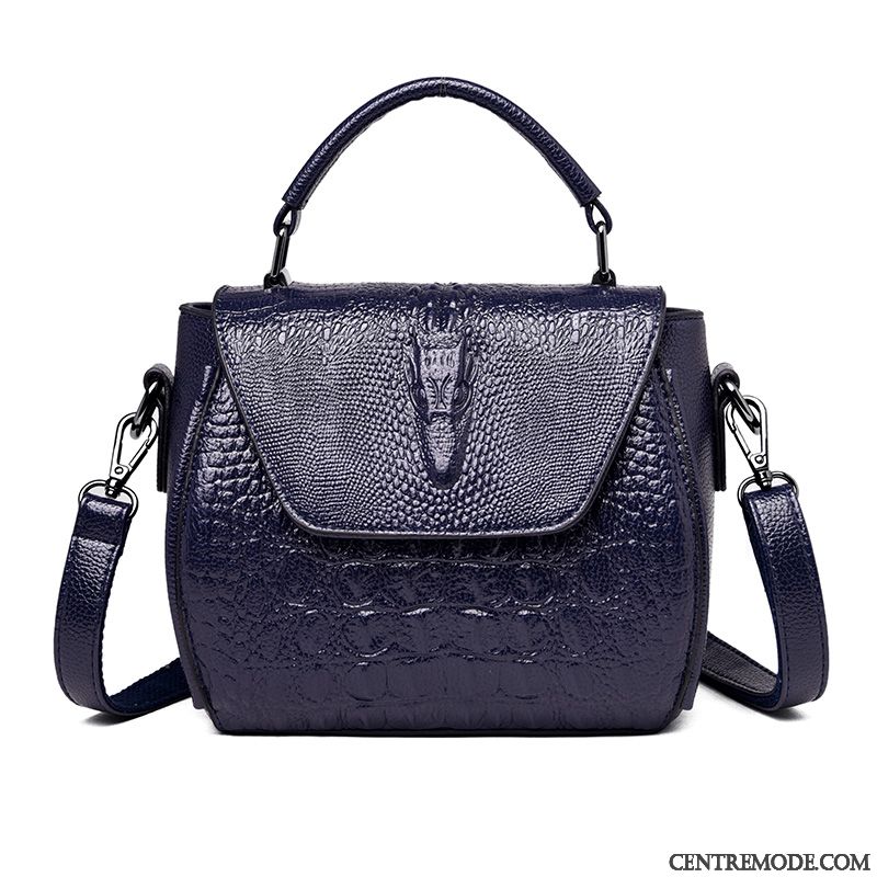 Sac À Main Femme Été Simple All-match Crocodile Modèle Mode Petit Or