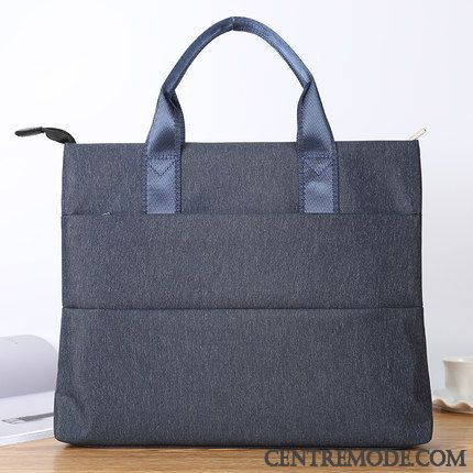 Sac À Main Homme Ensemble De Fichiers Portable Femme Mallette Admission Entreprise Bleu
