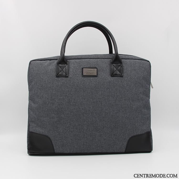 Sac À Main Homme Mallette Femme Entreprise Carrière Gris