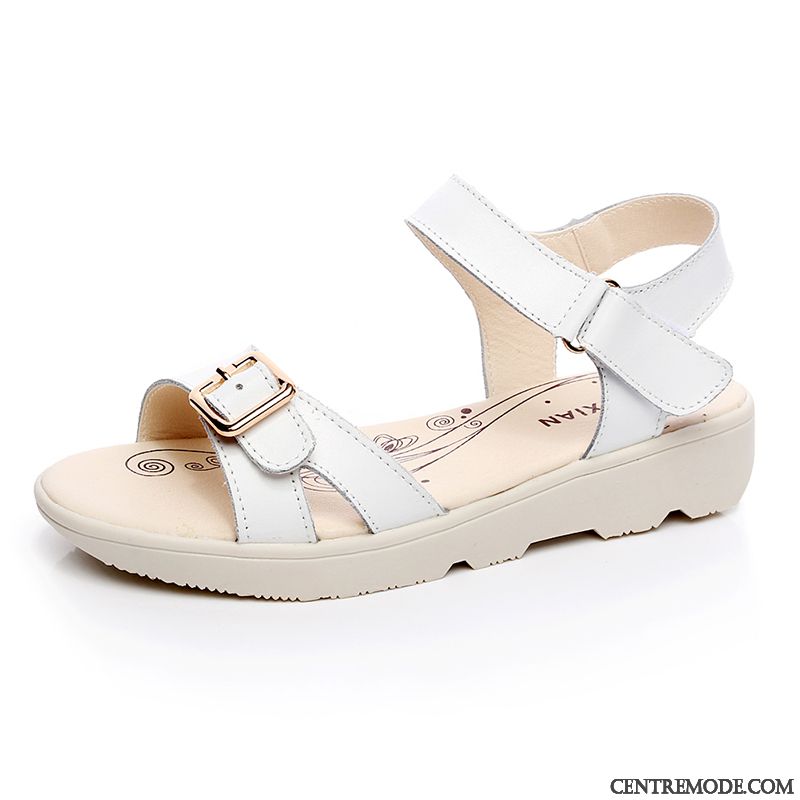 Sandales Blanc Femme Pas Cher, Magasin Sandales De Chaussure En Ligne Chocolat Bébé Rose