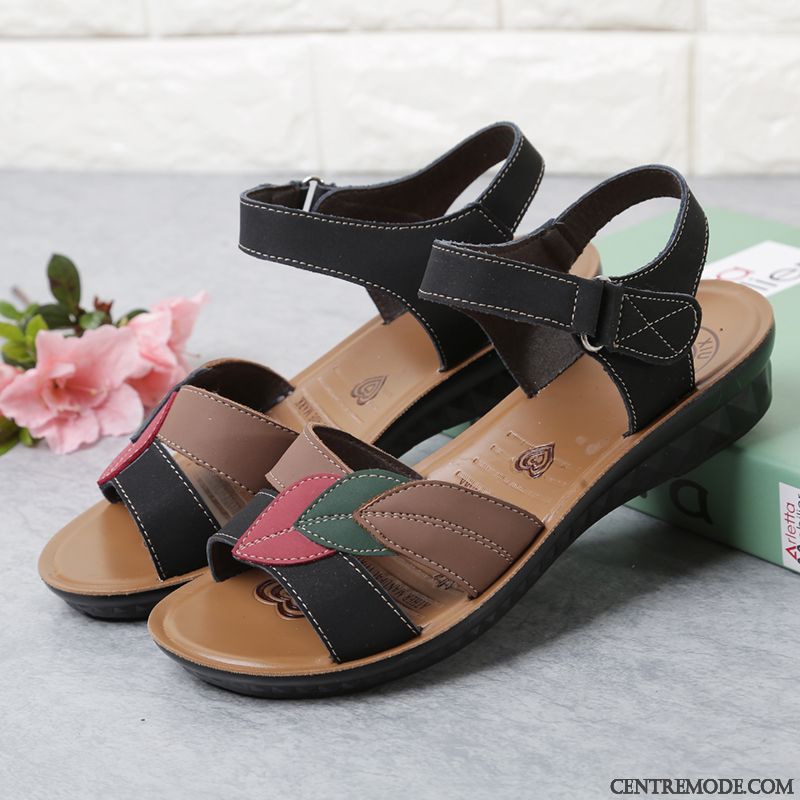 Sandales Cuir Blanc Femme Sarcelle Blanc, Sandales Bordeaux Femme Pas Cher