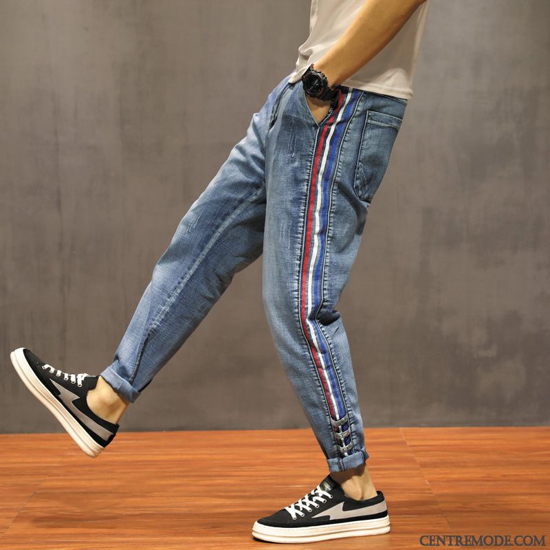 Short En Jeans Pas Cher Turquoise Chocolat, Achat Jean Homme Pas Cher