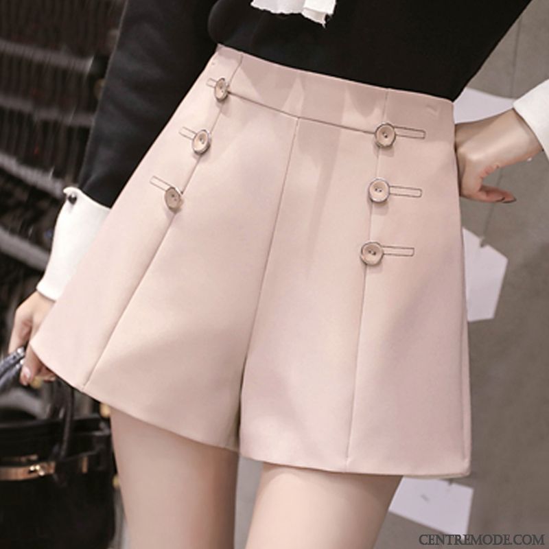 Shorts Femme Costume Printemps Mince Décontractée A Lettre Haute Cintrée