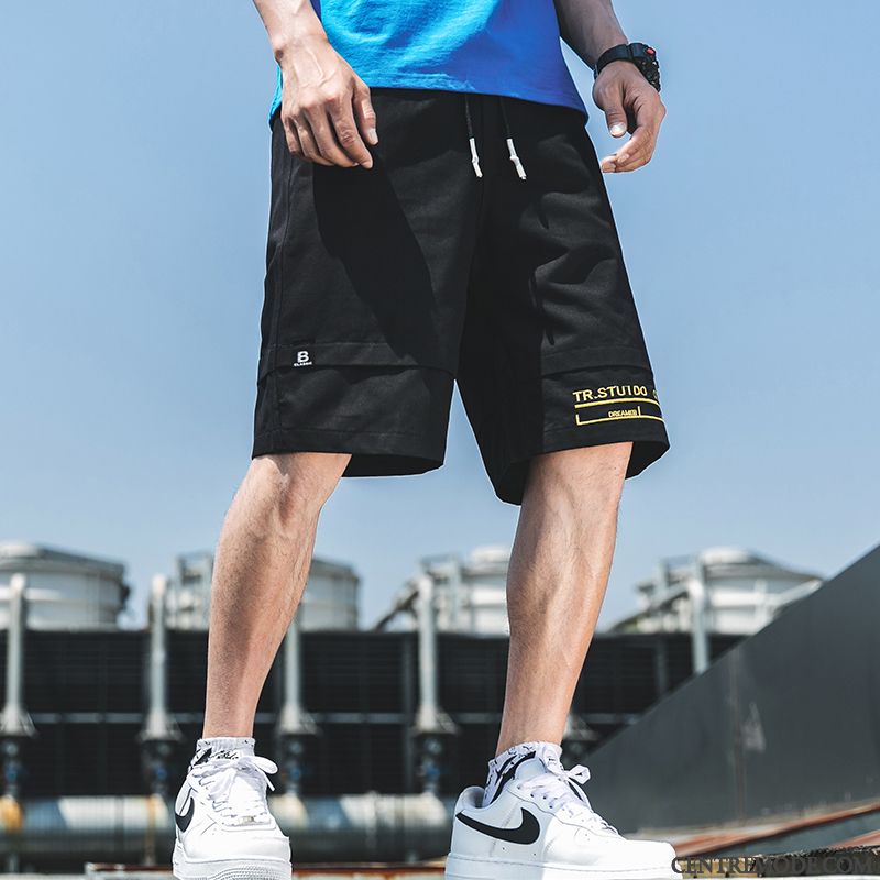 Shorts Homme Cargo Tendance Sport Baggy Légère Courte Gris