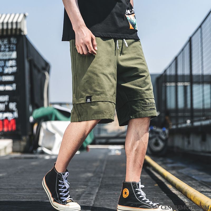 Shorts Homme Cargo Tendance Sport Baggy Légère Courte Gris