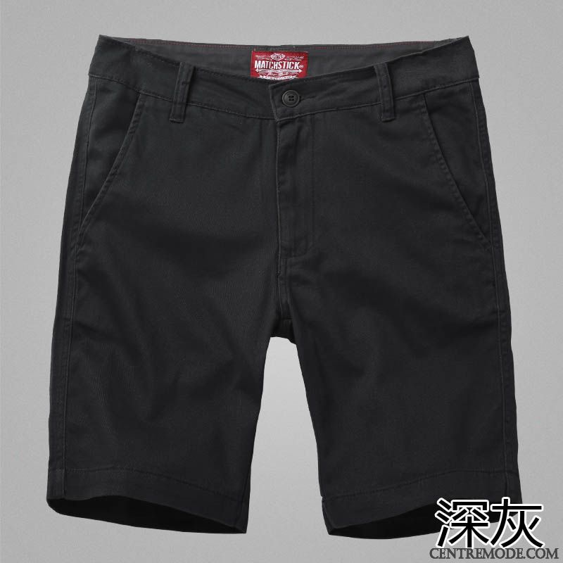 Shorts Homme Cinquième Pantalon Tendance Septième Pantalon Baggy Décontractée Sport Violet Clair